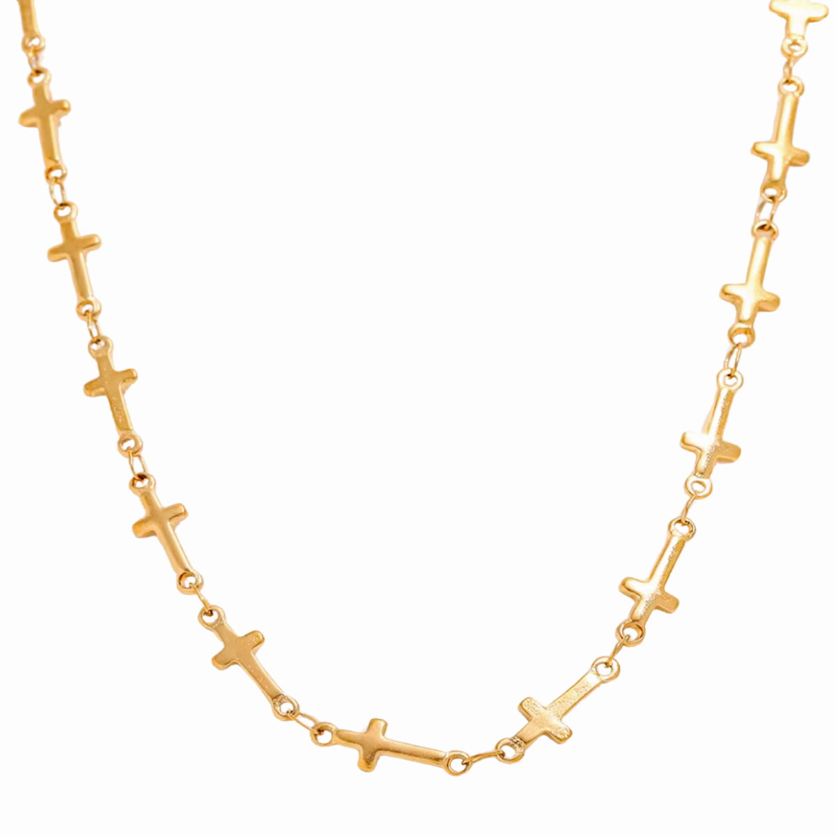 The Gold Cross Necklace