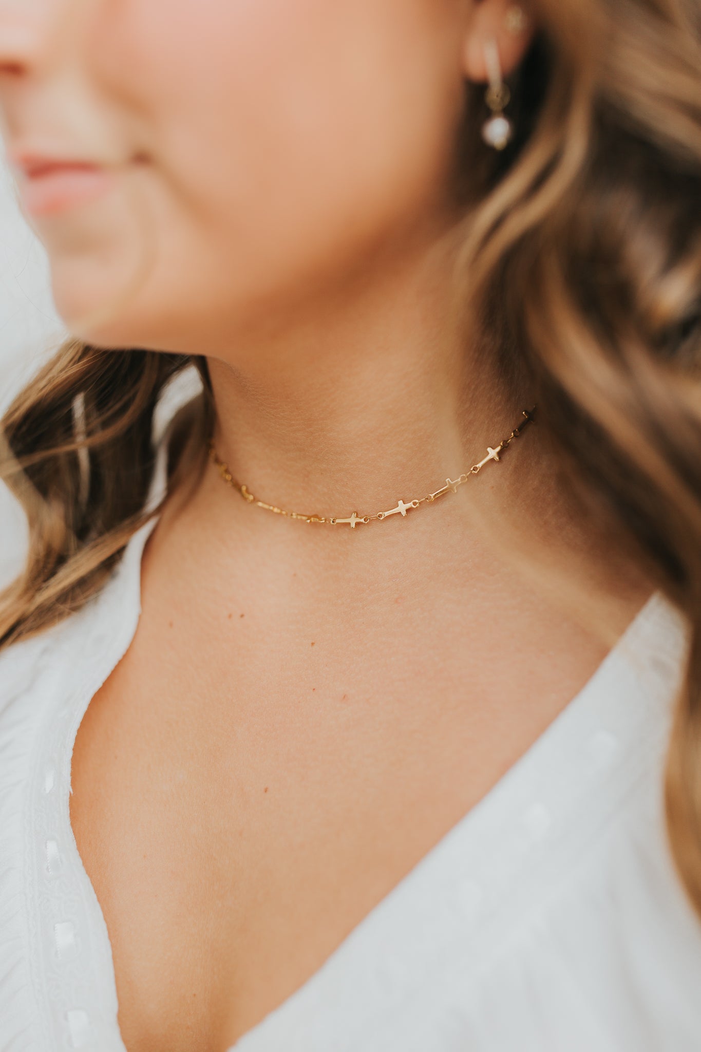 The Gold Cross Necklace