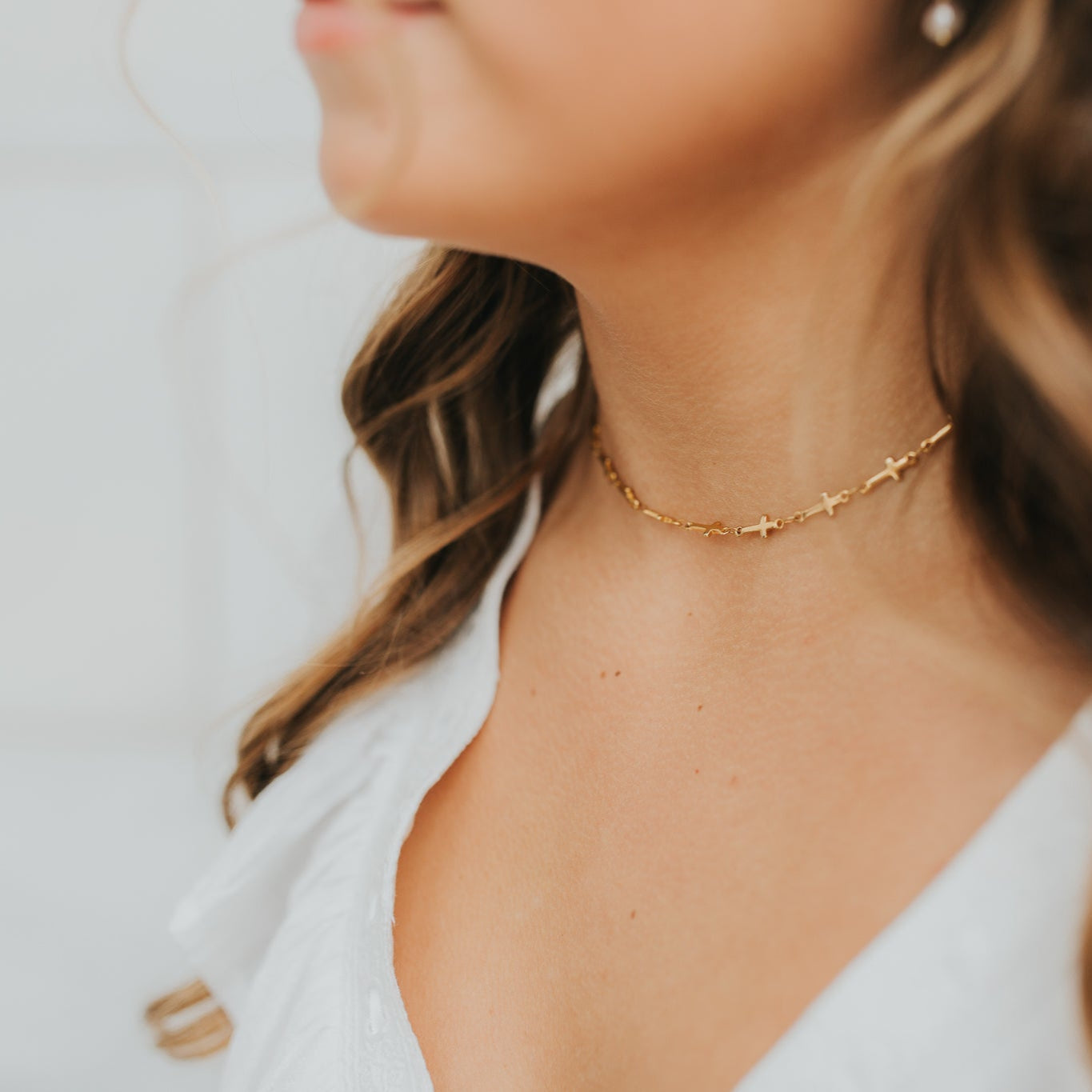 The Gold Cross Necklace